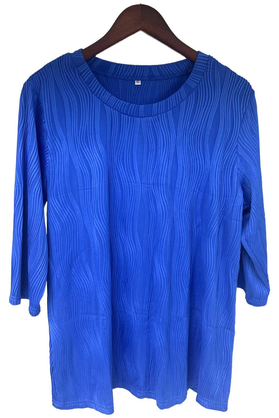 Jome Design Women's 3/4 Sleeve Top Ocean - Regular